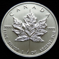 Stříbrná mince Maple Leaf 1 Oz